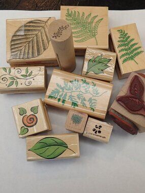 Leaves Stamper set of 12